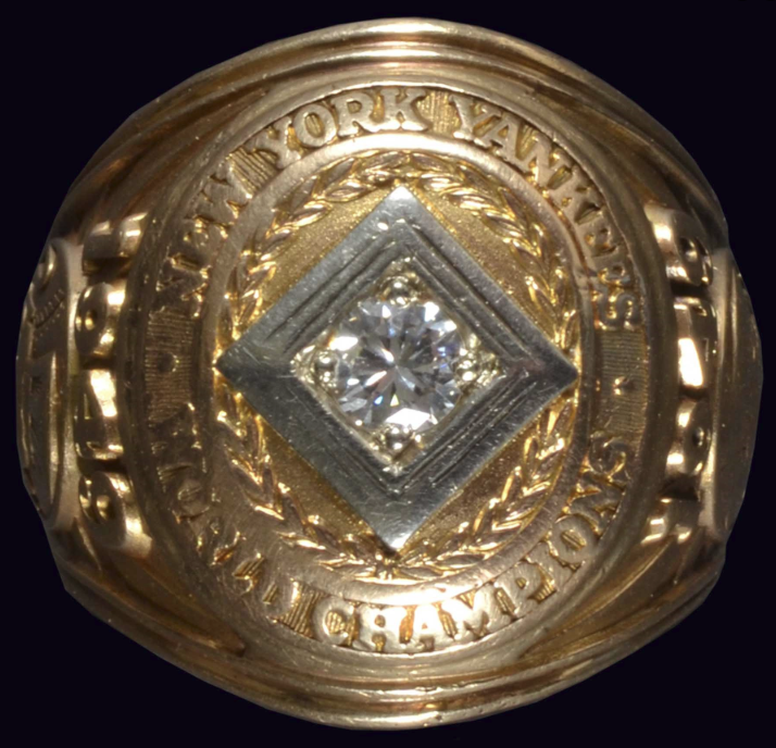 Cliff Mapes’ 1949 New York Yankees World Series Ring Auctioned for $33,000