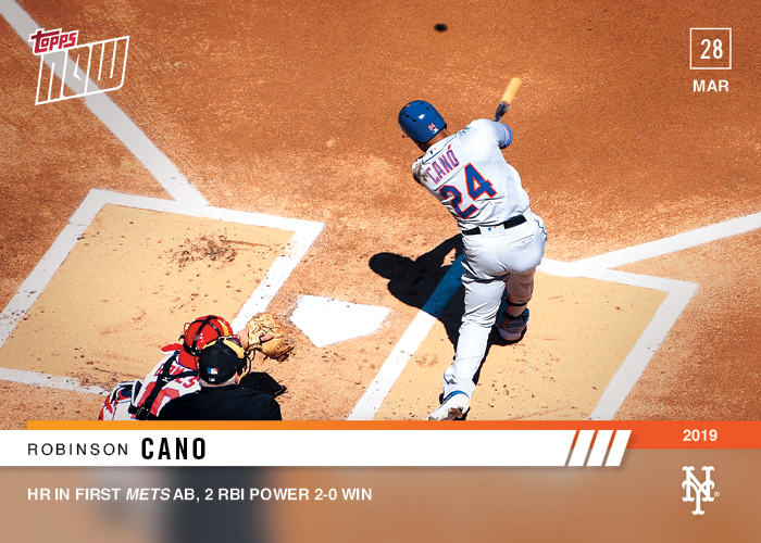 Cano, Alonso Mets Debuts Gain Topps NOW Cards