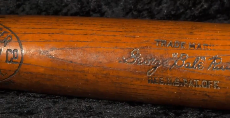 Ruth 500th Home Run Bat Exceeds $1 Million In Auction